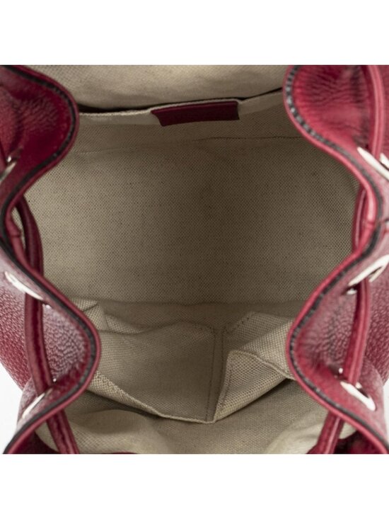 Gucci Bamboo Backpack Tassel Fuchsia Grain Calf Skin Leather main image 7